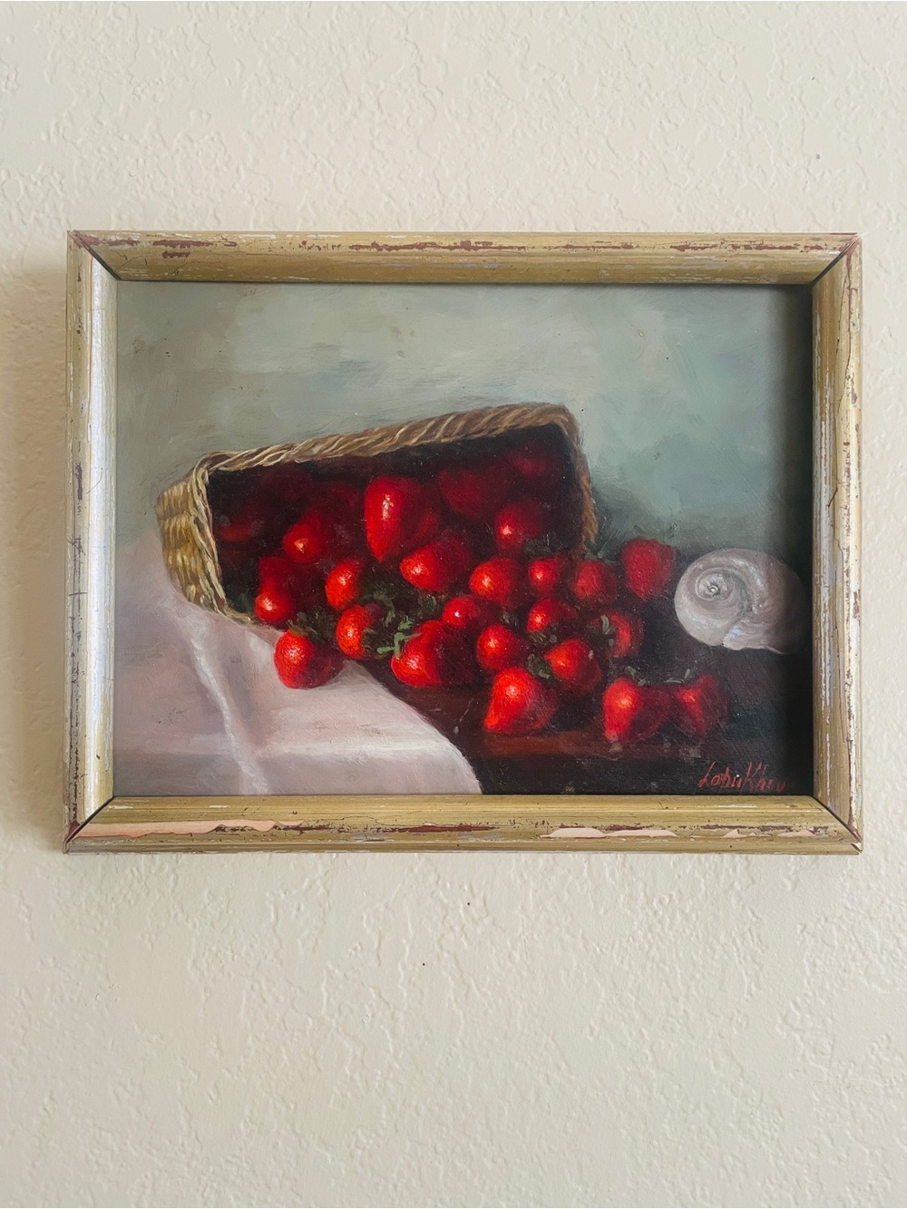 Antique Still-life Oil Painting